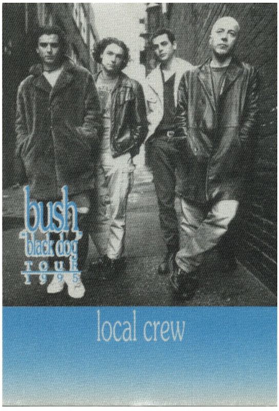 Black Dog Tour 1995 Local Crew