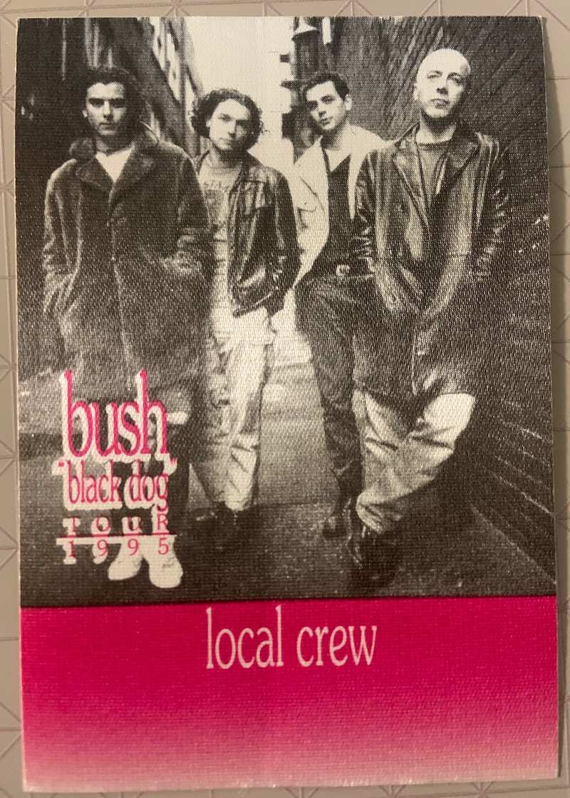 Black Dog Tour 1995 Local Crew