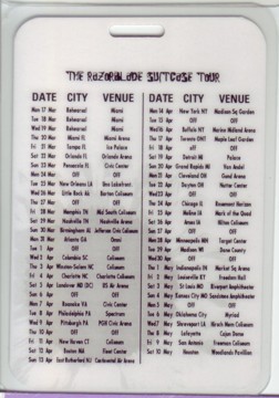 Razorblade Suitcase Tour Dates
