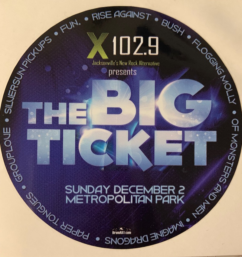 The Big Ticket Promo Sticker