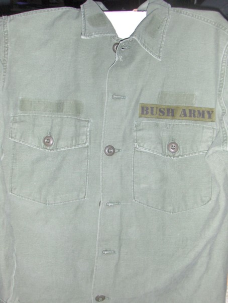 1995 Bush Army Button Up
