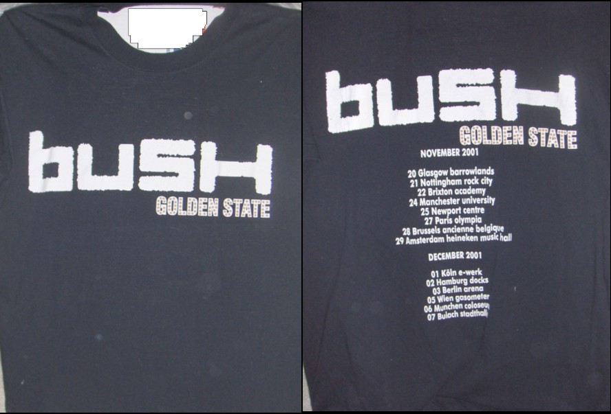 2001 Golden State Promo Tour UK