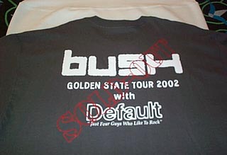 2002 Golden State Tour Sold Out