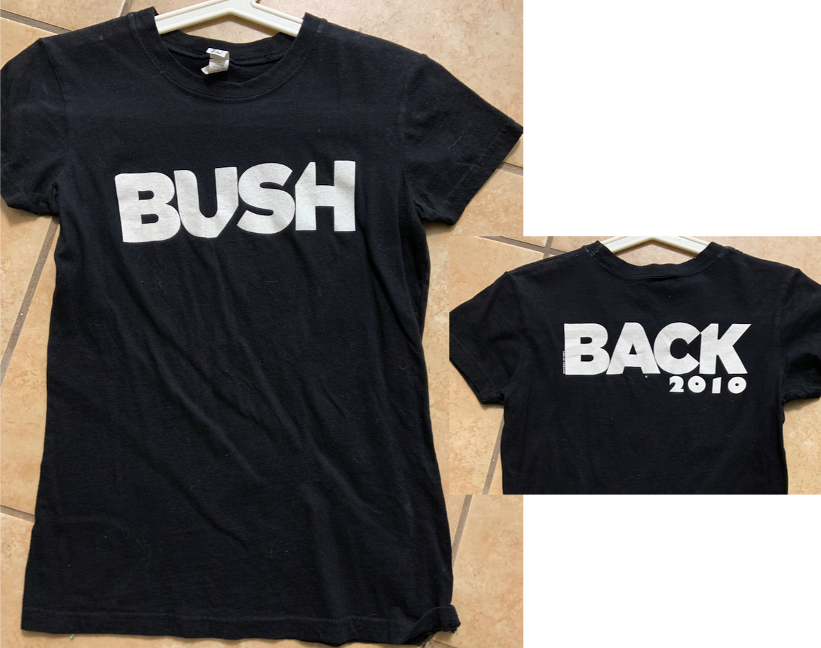 Back 2010 Bush Logo Short Sleeve Black