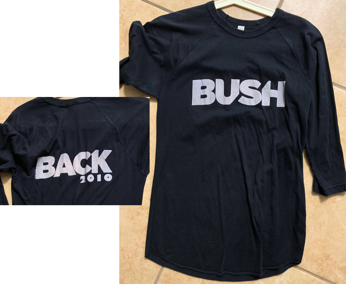 Back 2010 Bush Logo Long Sleeve Black