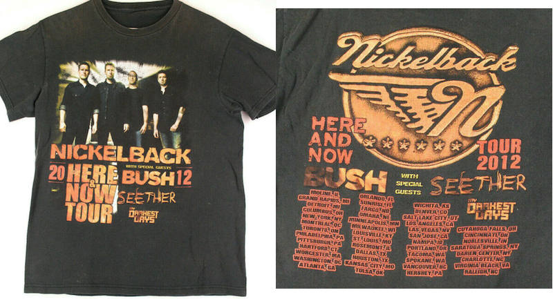 2012 Nickelback Here and Now Tour