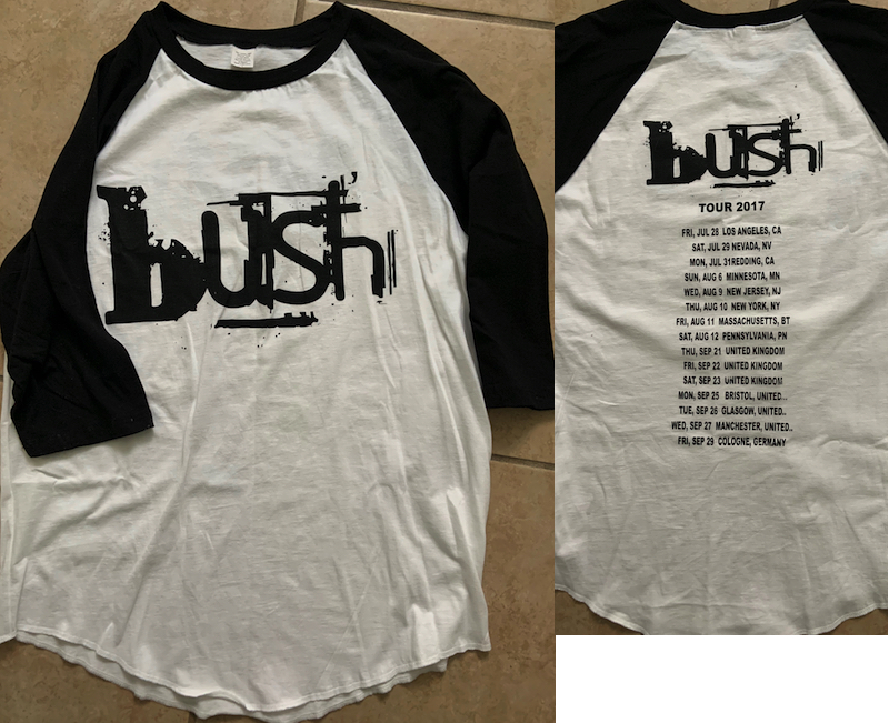 2017 Bush Tour Shirt US/UK